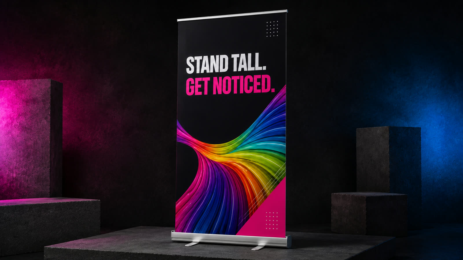 Printed roller banners in Stafford