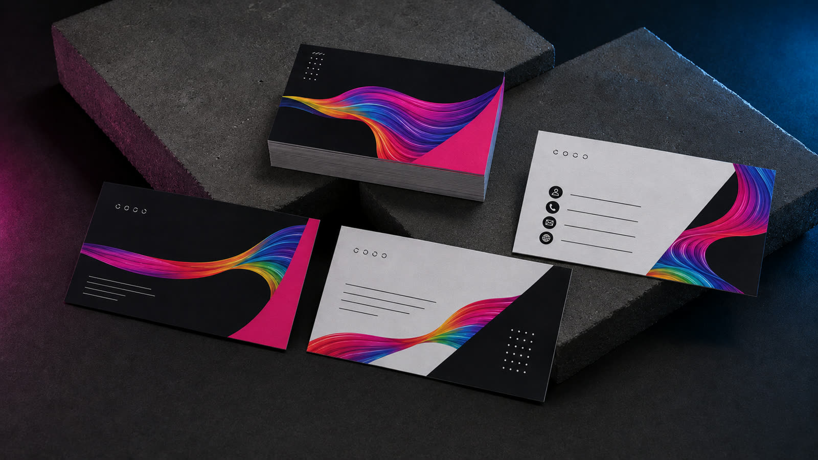 Premium business card printing in Stafford