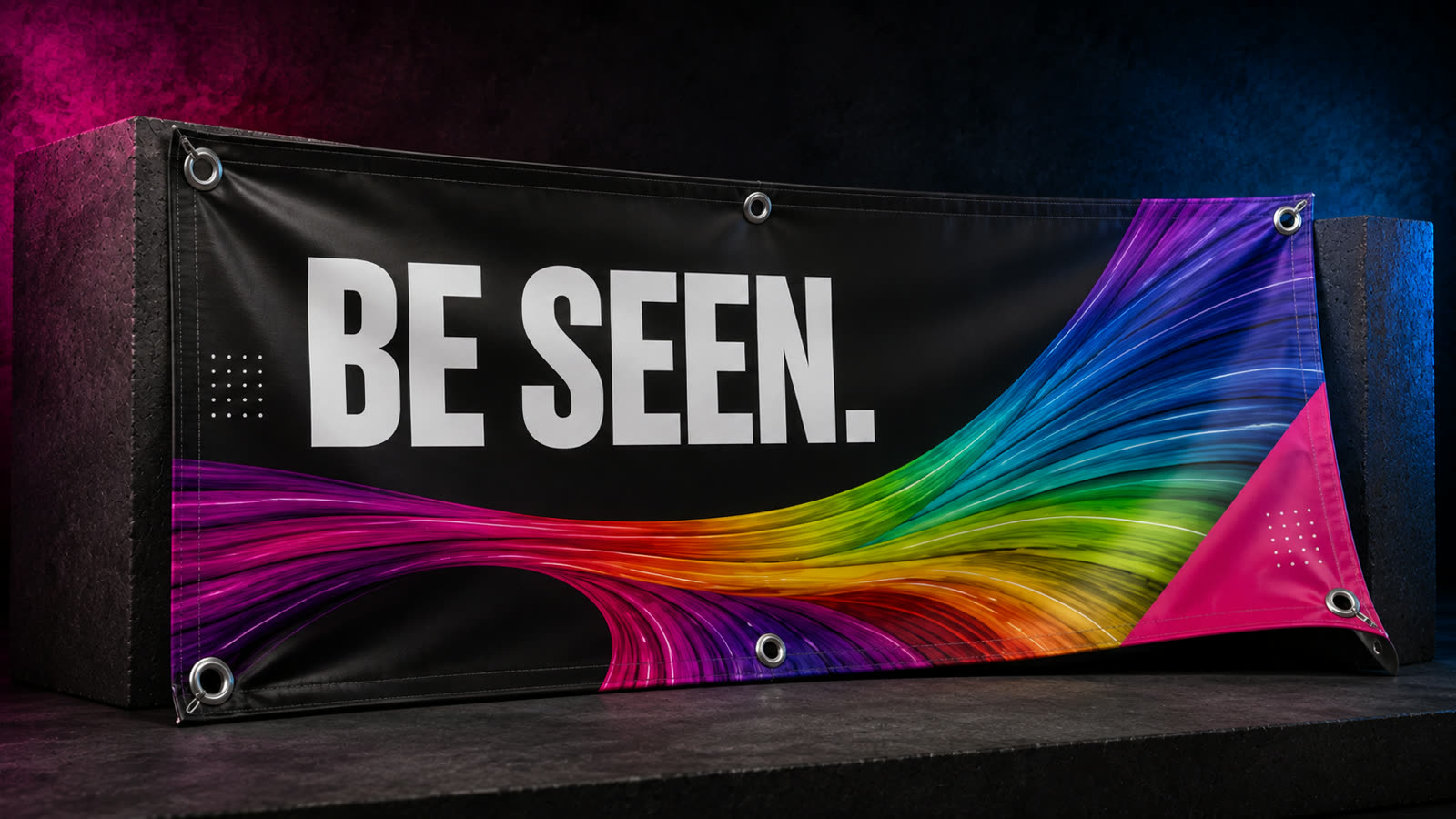 PVC banners and business signage printing in Stafford